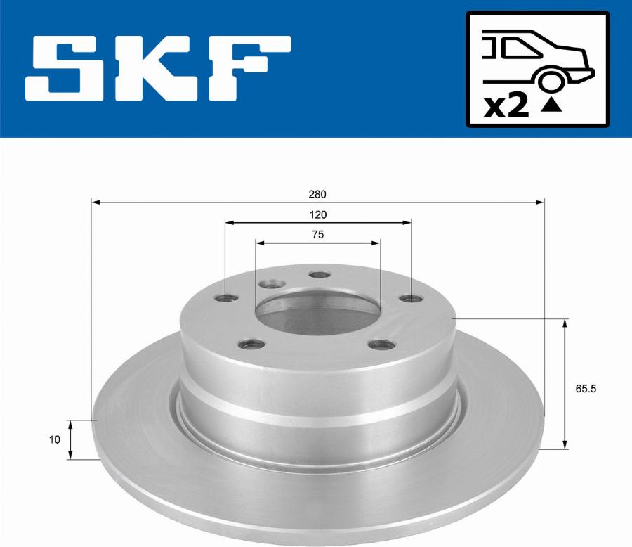 SKF VKBD 90146 S2 - Jarrulevy inparts.fi