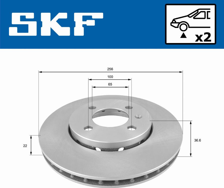 SKF VKBD 80096 V2 - Jarrulevy inparts.fi