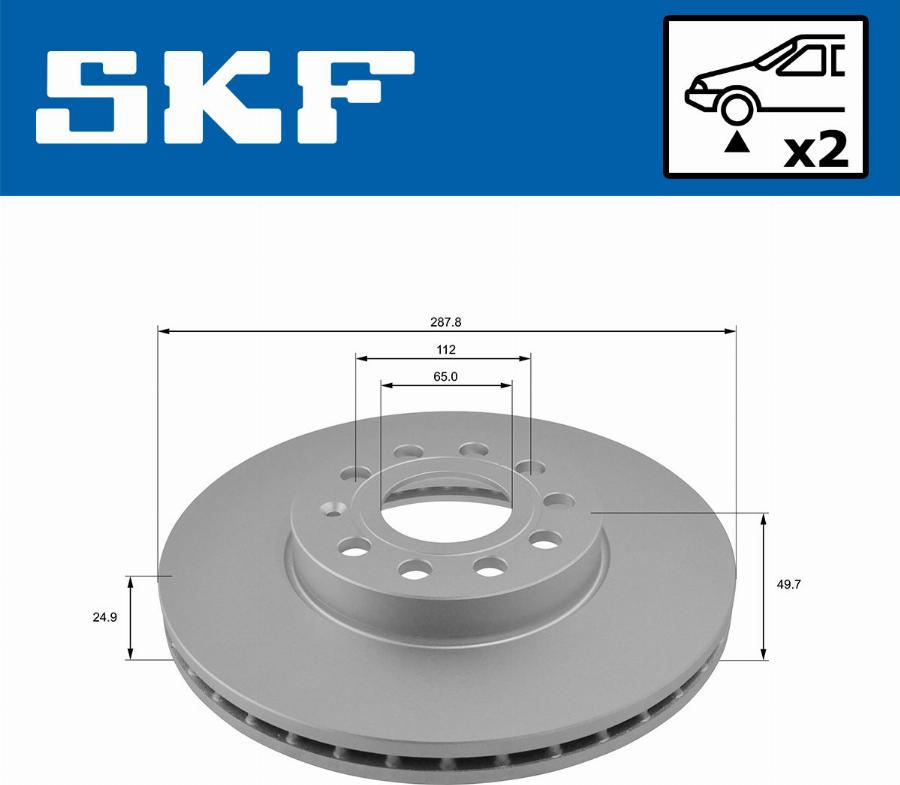 SKF VKBD 80005 V2 - Jarrulevy inparts.fi