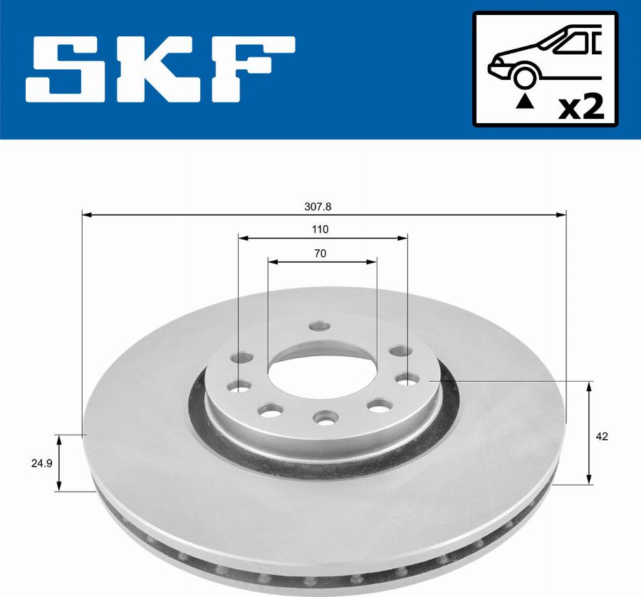 SKF VKBD 80170 V2 - Jarrulevy inparts.fi