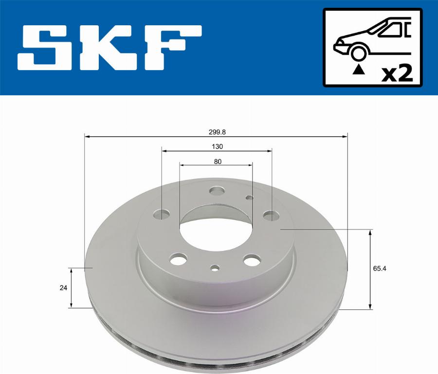 SKF VKBD 80177 V2 - Jarrulevy inparts.fi