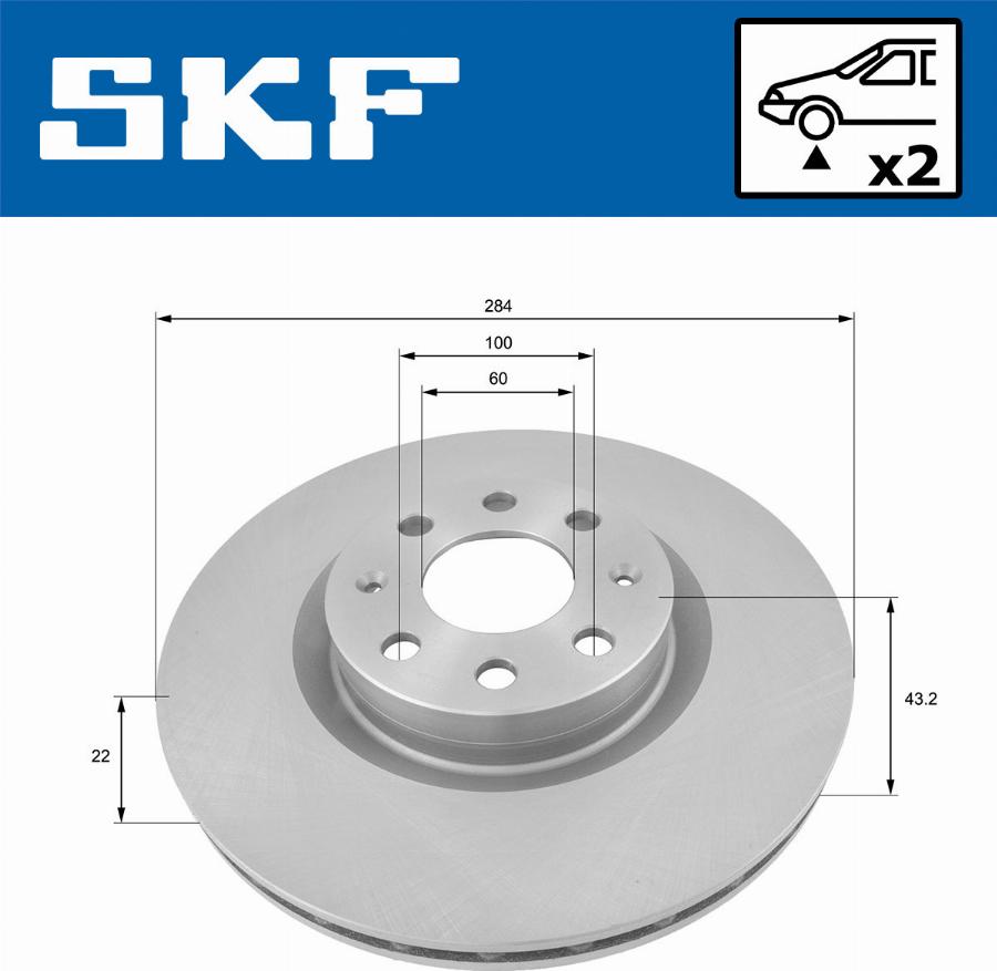 SKF VKBD 80311 V2 - Jarrulevy inparts.fi