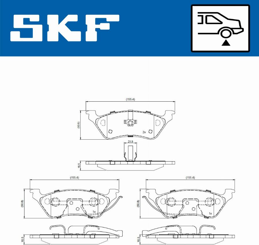 SKF VKBP 90945 - Jarrupala, levyjarru inparts.fi