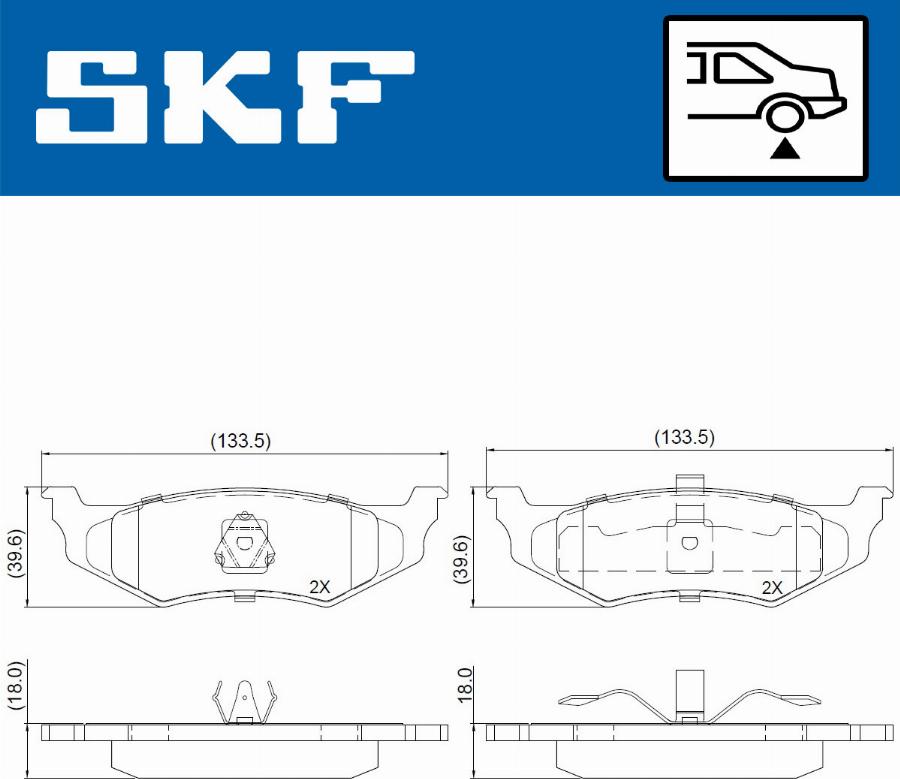 SKF VKBP 90940 - Jarrupala, levyjarru inparts.fi