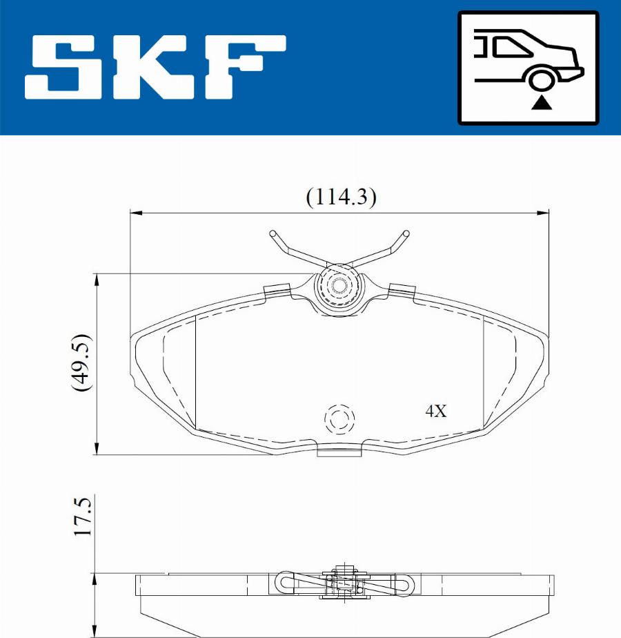 SKF VKBP 90942 - Jarrupala, levyjarru inparts.fi