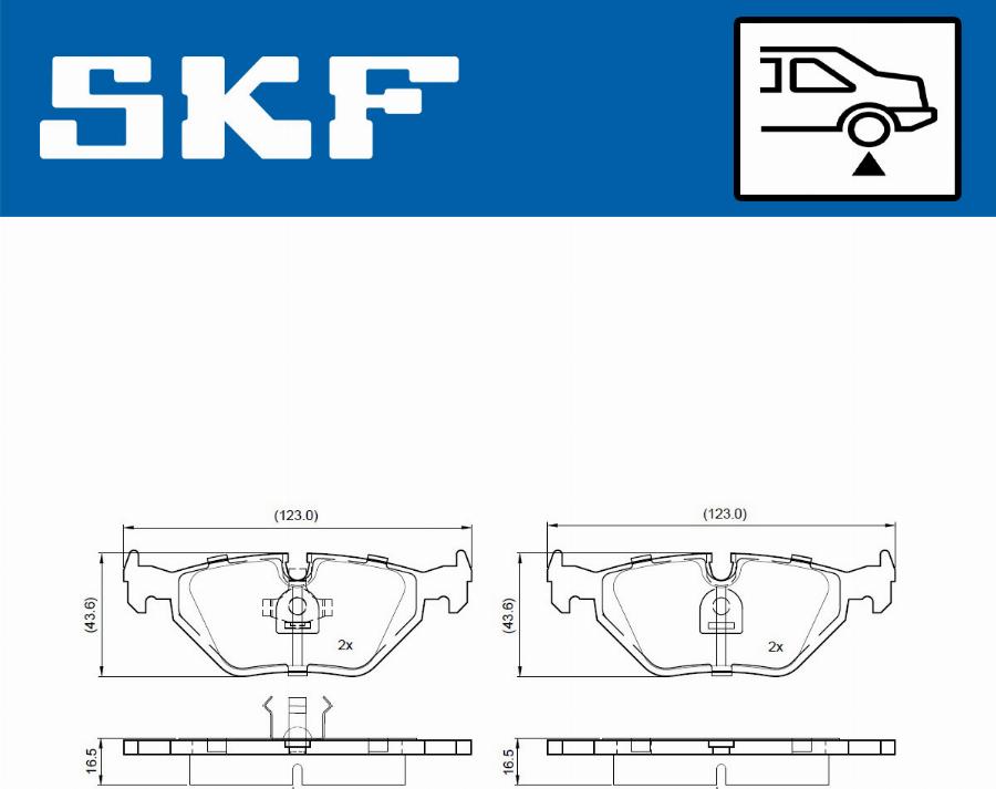 SKF VKBP 90963 - Jarrupala, levyjarru inparts.fi