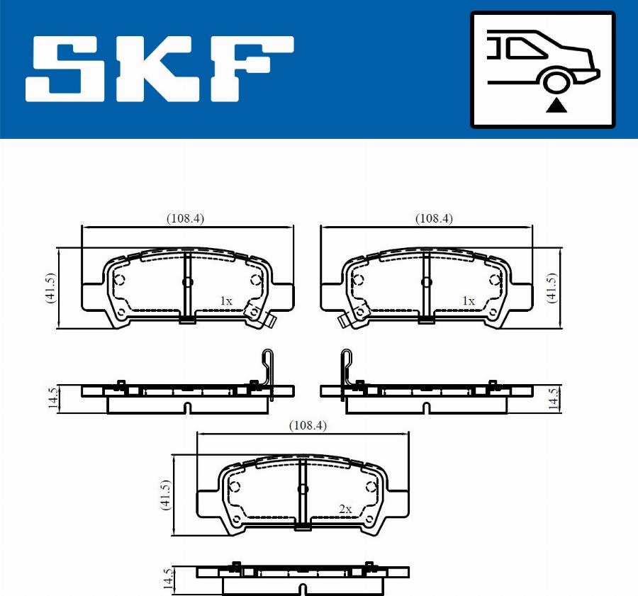 SKF VKBP 90907 A - Jarrupala, levyjarru inparts.fi