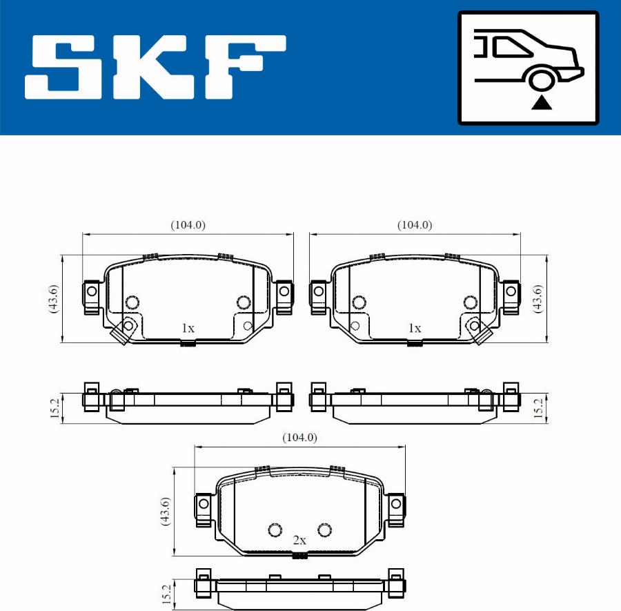 SKF VKBP 90499 A - Jarrupala, levyjarru inparts.fi