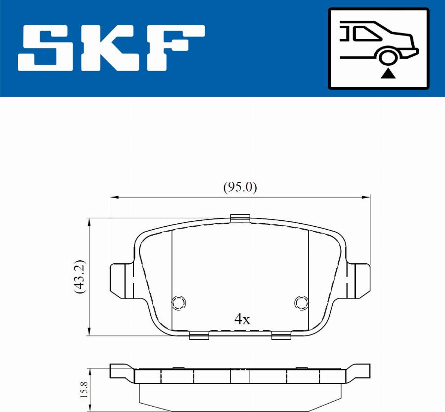 SKF VKBP 90498 - Jarrupala, levyjarru inparts.fi