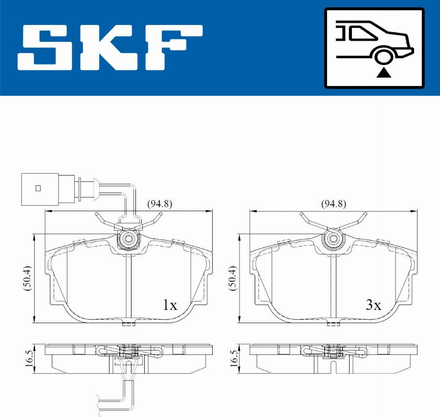 SKF VKBP 90493 E - Jarrupala, levyjarru inparts.fi