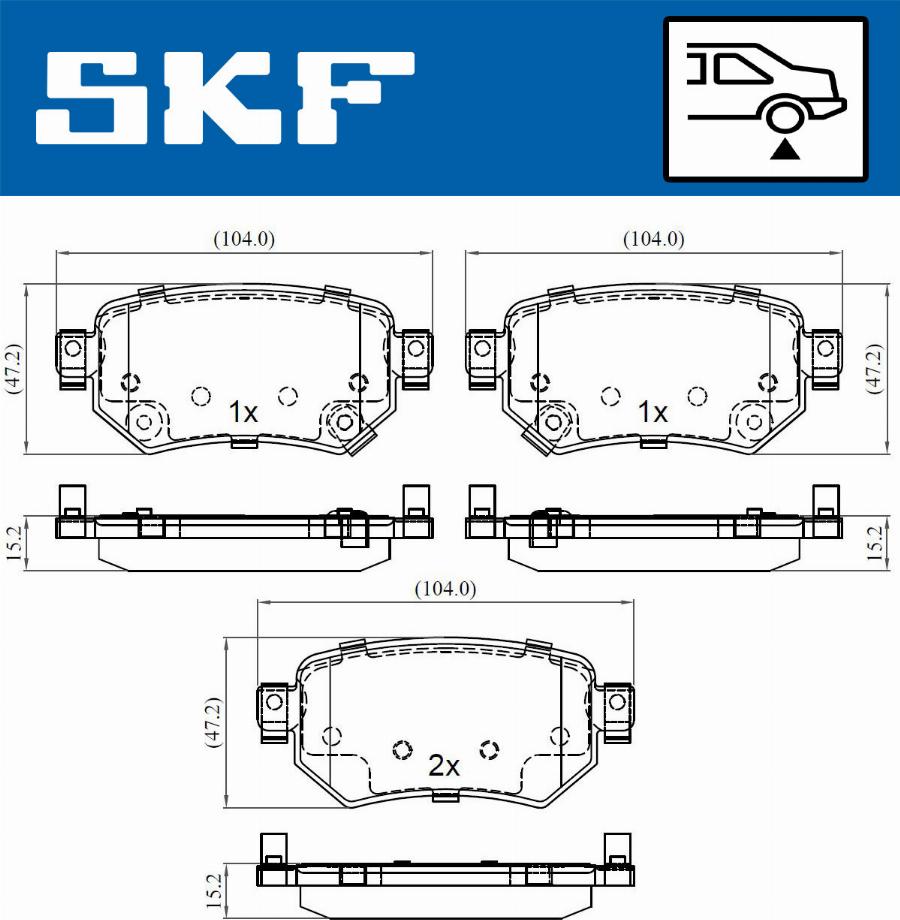 SKF VKBP 90497 A - Jarrupala, levyjarru inparts.fi