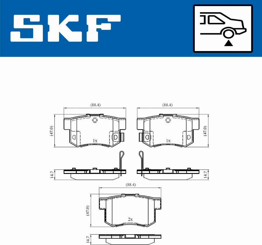 SKF VKBP 90451 A - Jarrupala, levyjarru inparts.fi