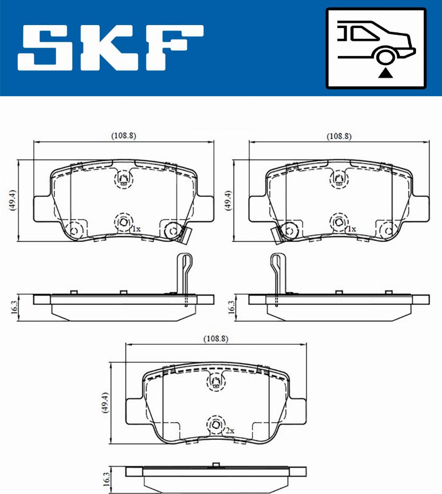 SKF VKBP 90458 A - Jarrupala, levyjarru inparts.fi