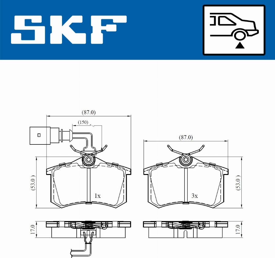 SKF VKBP 90452 E - Jarrupala, levyjarru inparts.fi