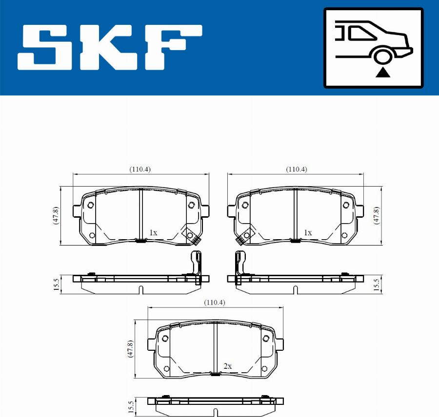 SKF VKBP 90464 A - Jarrupala, levyjarru inparts.fi