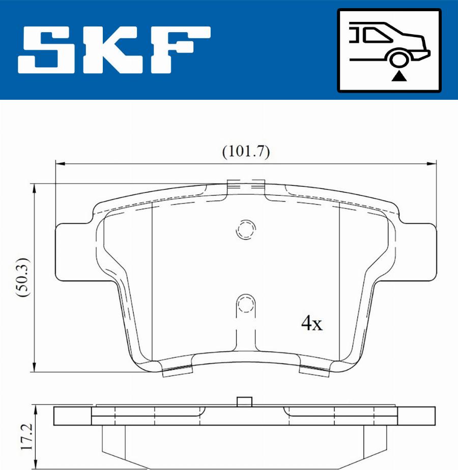 SKF VKBP 90407 - Jarrupala, levyjarru inparts.fi