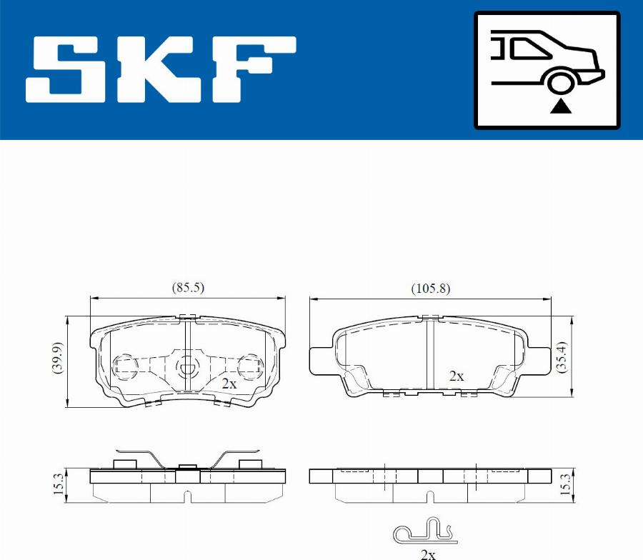 SKF VKBP 90416 A - Jarrupala, levyjarru inparts.fi