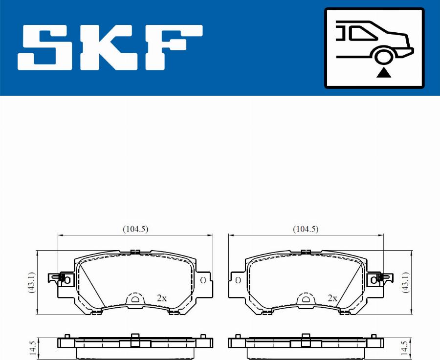 SKF VKBP 90418 A - Jarrupala, levyjarru inparts.fi