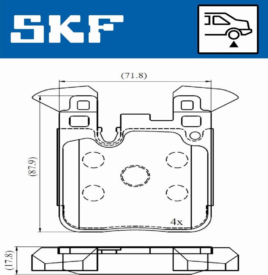 SKF VKBP 90554 - Jarrupala, levyjarru inparts.fi