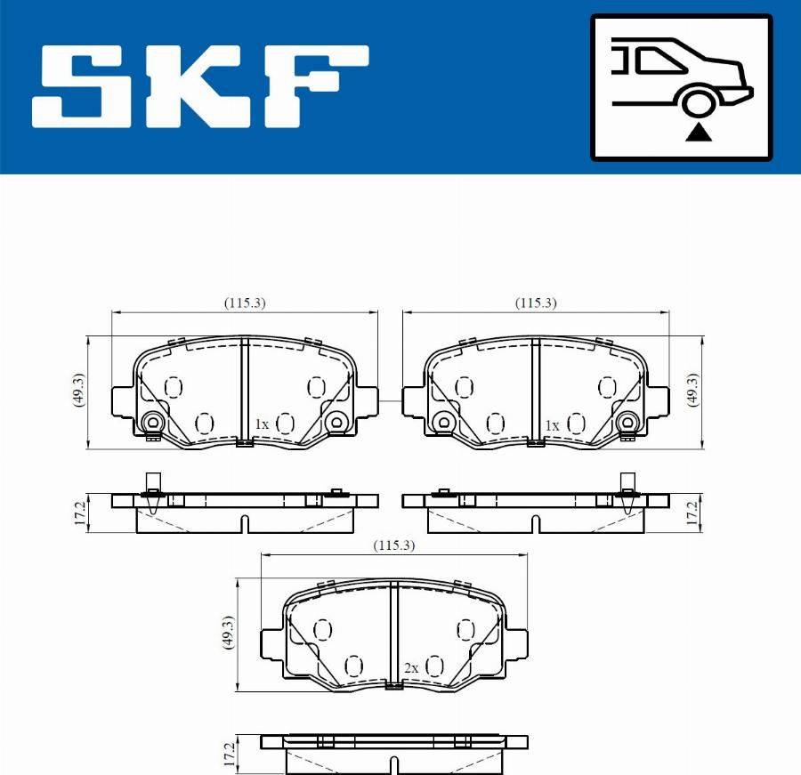 SKF VKBP 90569 A - Jarrupala, levyjarru inparts.fi