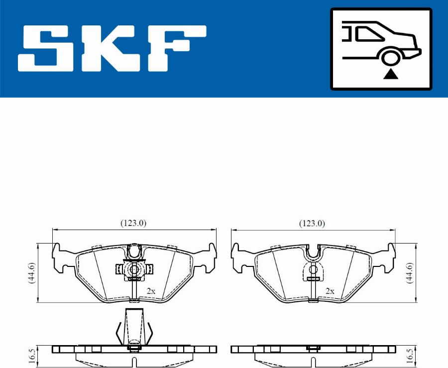 SKF VKBP 90561 - Jarrupala, levyjarru inparts.fi