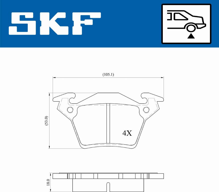 SKF VKBP 90568 - Jarrupala, levyjarru inparts.fi