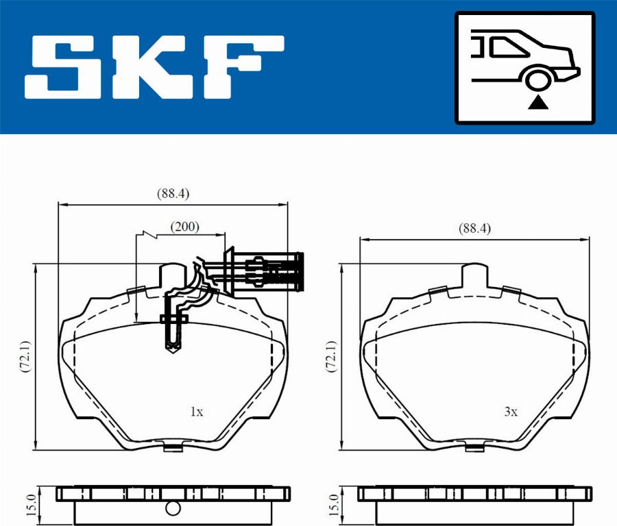 SKF VKBP 90506 E - Jarrupala, levyjarru inparts.fi