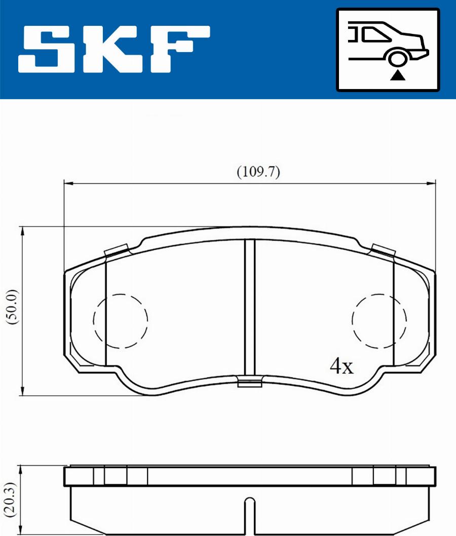 SKF VKBP 90510 - Jarrupala, levyjarru inparts.fi