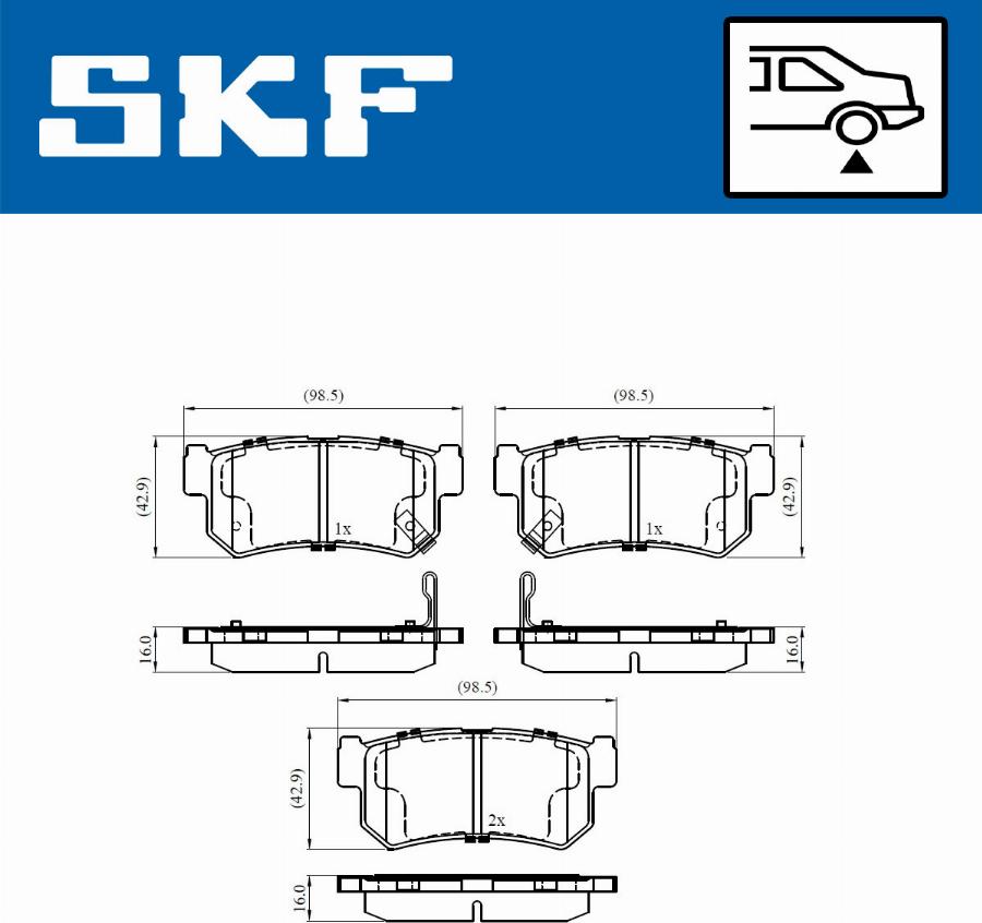 SKF VKBP 90576 A - Jarrupala, levyjarru inparts.fi