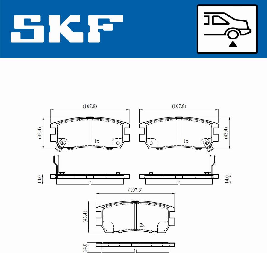 SKF VKBP 90571 A - Jarrupala, levyjarru inparts.fi