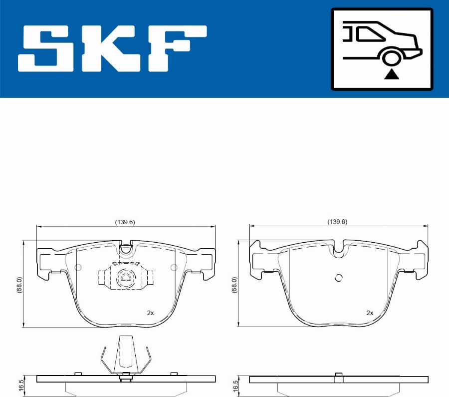 SKF VKBP 90696 - Jarrupala, levyjarru inparts.fi