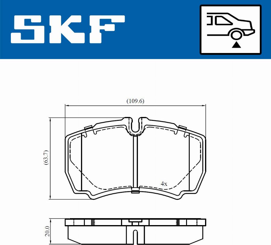 SKF VKBP 90649 - Jarrupala, levyjarru inparts.fi