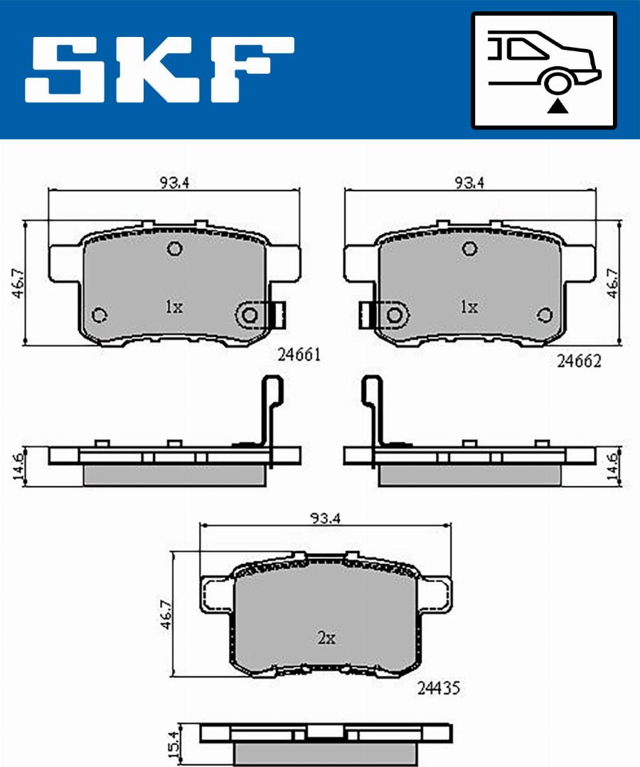 SKF VKBP 90613 A - Jarrupala, levyjarru inparts.fi