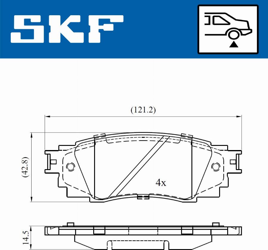 SKF VKBP 90630 - Jarrupala, levyjarru inparts.fi