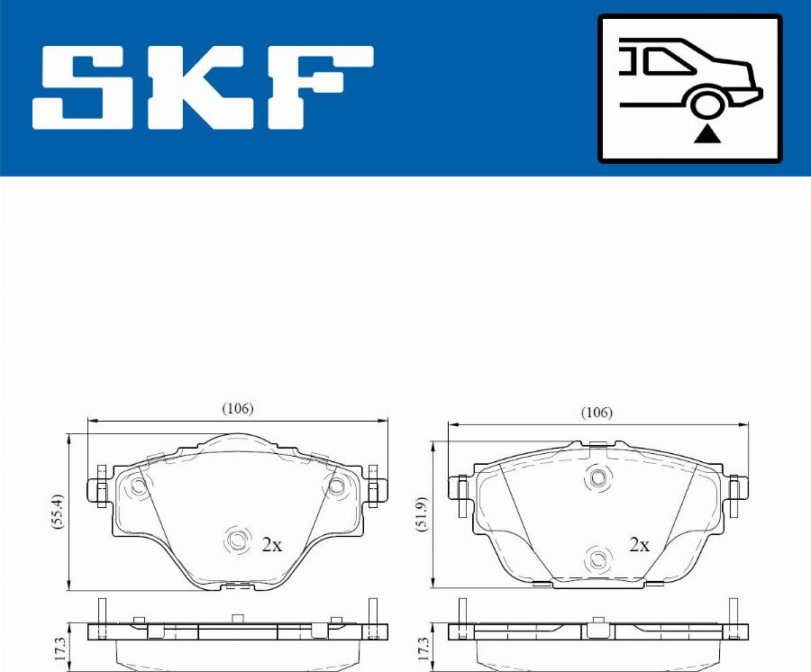 SKF VKBP 90094 - Jarrupala, levyjarru inparts.fi