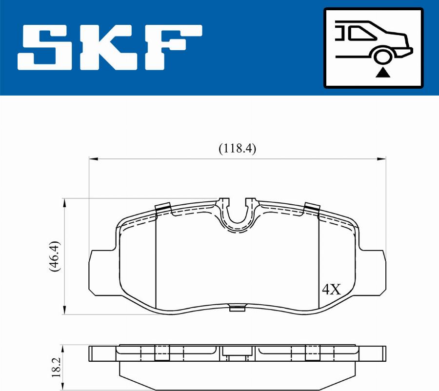 SKF VKBP 90080 - Jarrupala, levyjarru inparts.fi