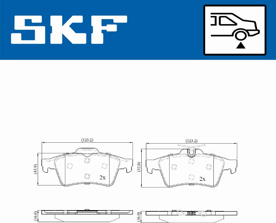 SKF VKBP 90025 - Jarrupala, levyjarru inparts.fi