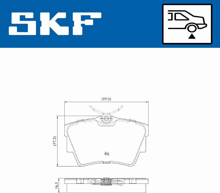 SKF VKBP 90021 - Jarrupala, levyjarru inparts.fi