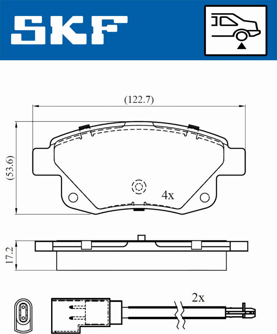 SKF VKBP 90077 E - Jarrupala, levyjarru inparts.fi