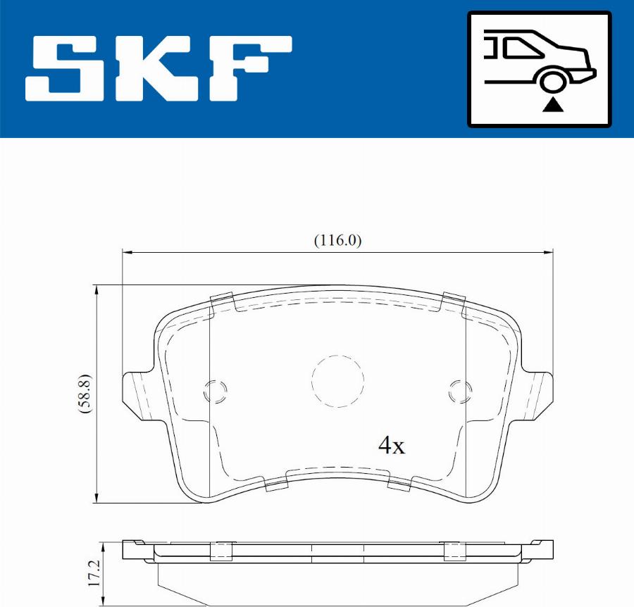 SKF VKBP 90150 - Jarrupala, levyjarru inparts.fi