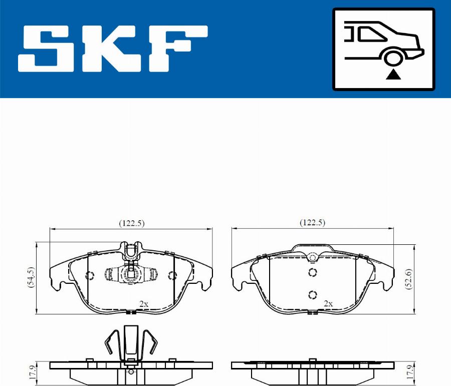 SKF VKBP 90114 - Jarrupala, levyjarru inparts.fi