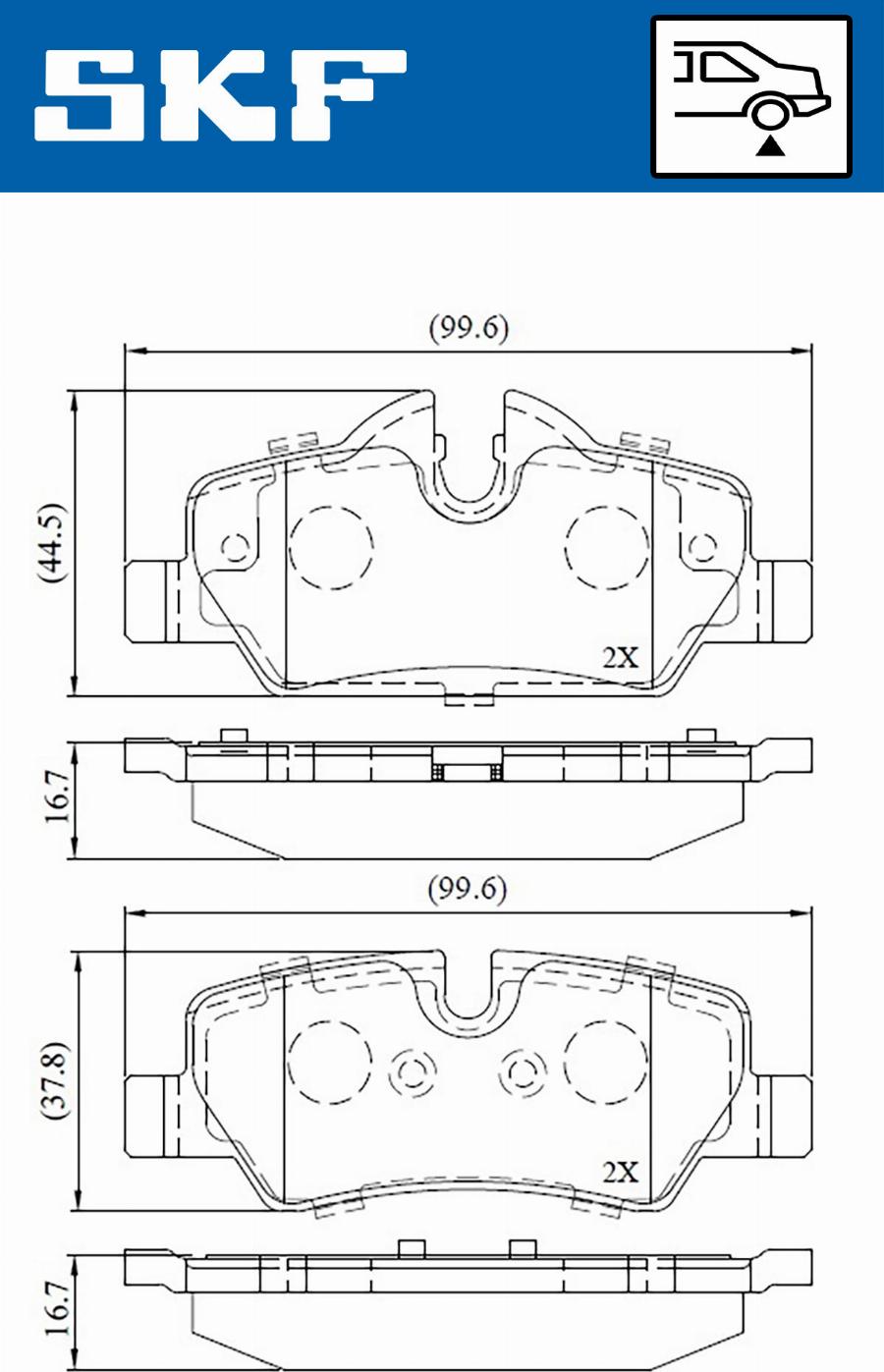 SKF VKBP 90124 - Jarrupala, levyjarru inparts.fi