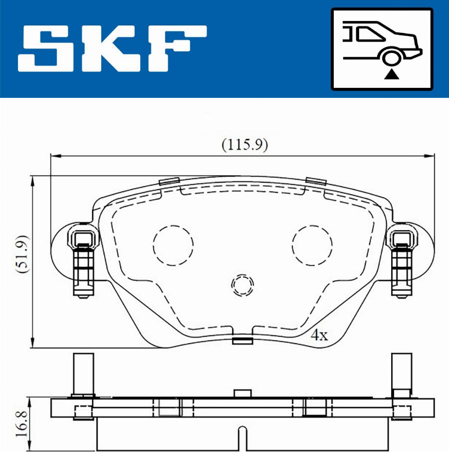 SKF VKBP 90170 - Jarrupala, levyjarru inparts.fi