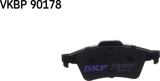 SKF VKBP 90178 - Jarrupala, levyjarru inparts.fi