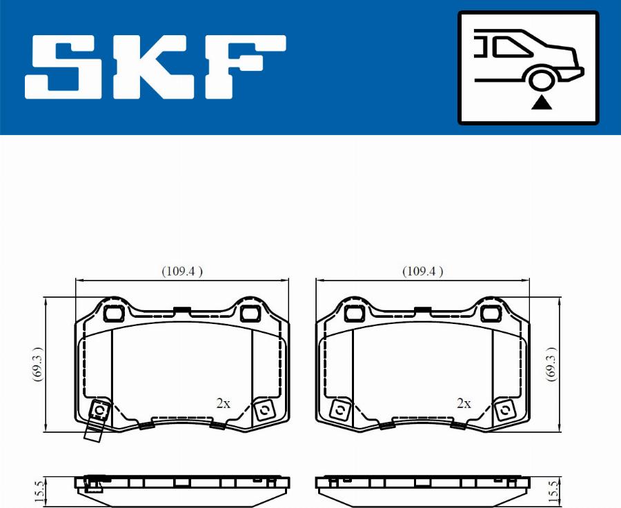 SKF VKBP 90849 A - Jarrupala, levyjarru inparts.fi