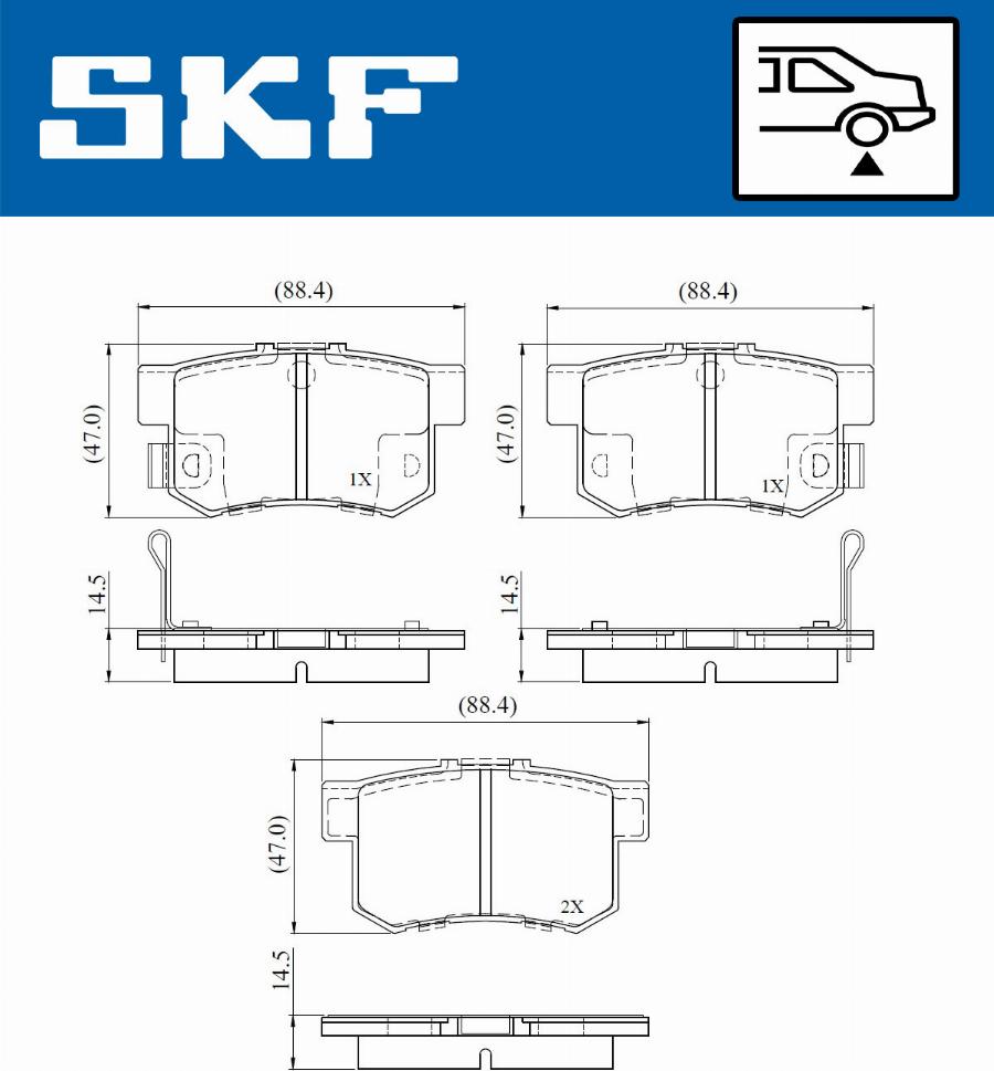 SKF VKBP 90867 A - Jarrupala, levyjarru inparts.fi