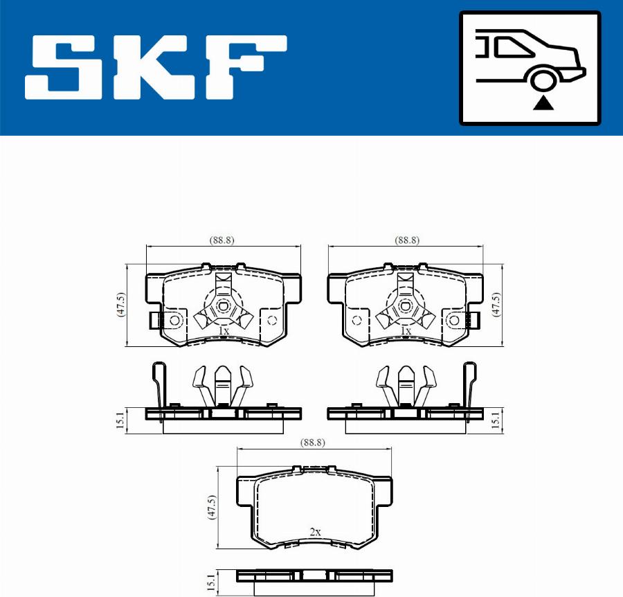 SKF VKBP 90397 A - Jarrupala, levyjarru inparts.fi