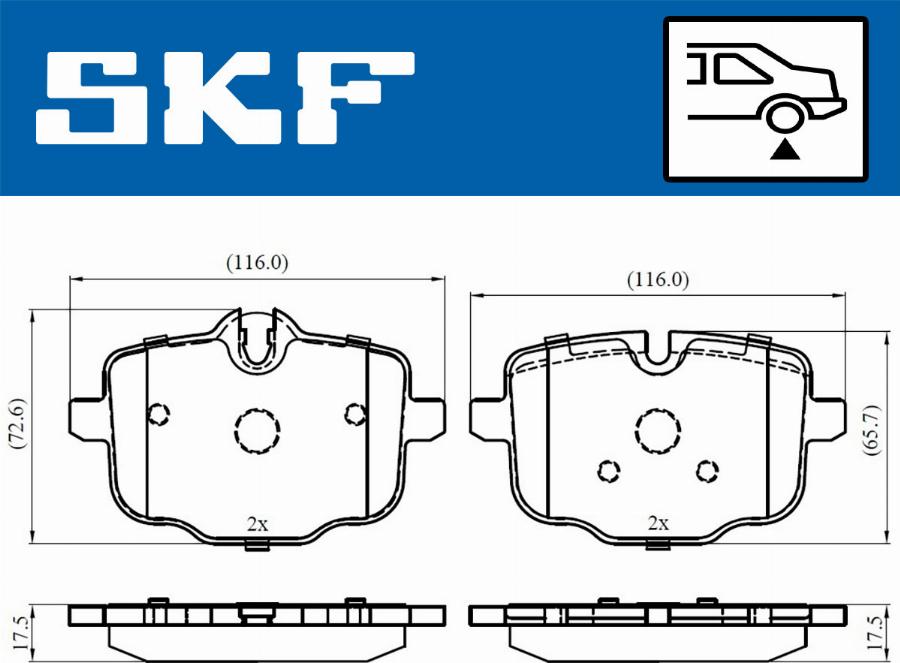 SKF VKBP 90366 - Jarrupala, levyjarru inparts.fi