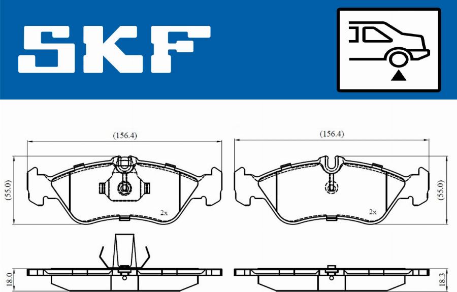 SKF VKBP 90362 - Jarrupala, levyjarru inparts.fi