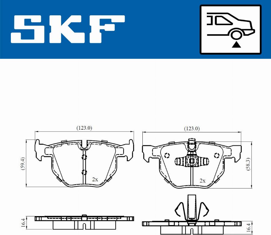 SKF VKBP 90372 - Jarrupala, levyjarru inparts.fi